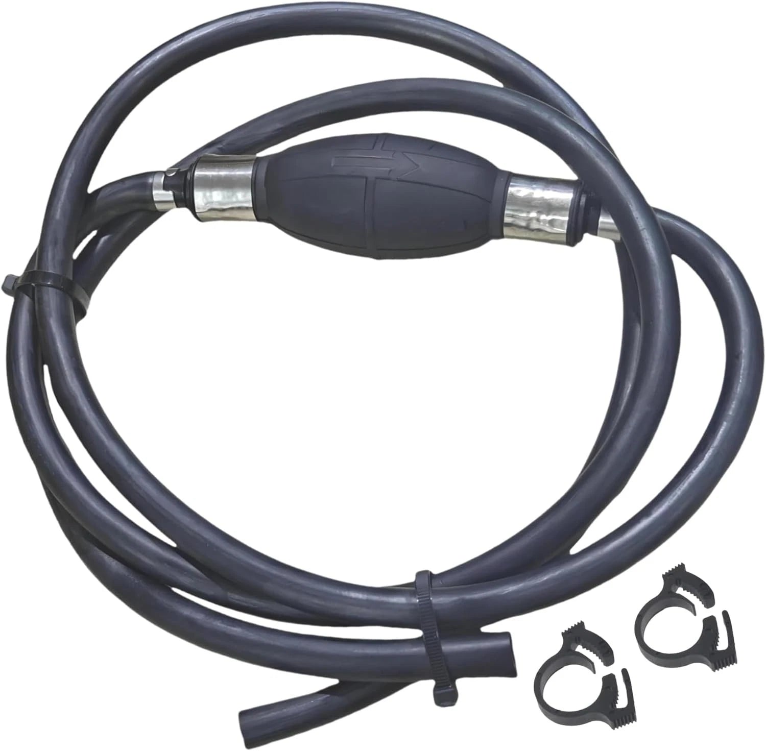 Fuel Hose Line Assembly with Primer Bulb for Marine Outboard Motors (5/16")