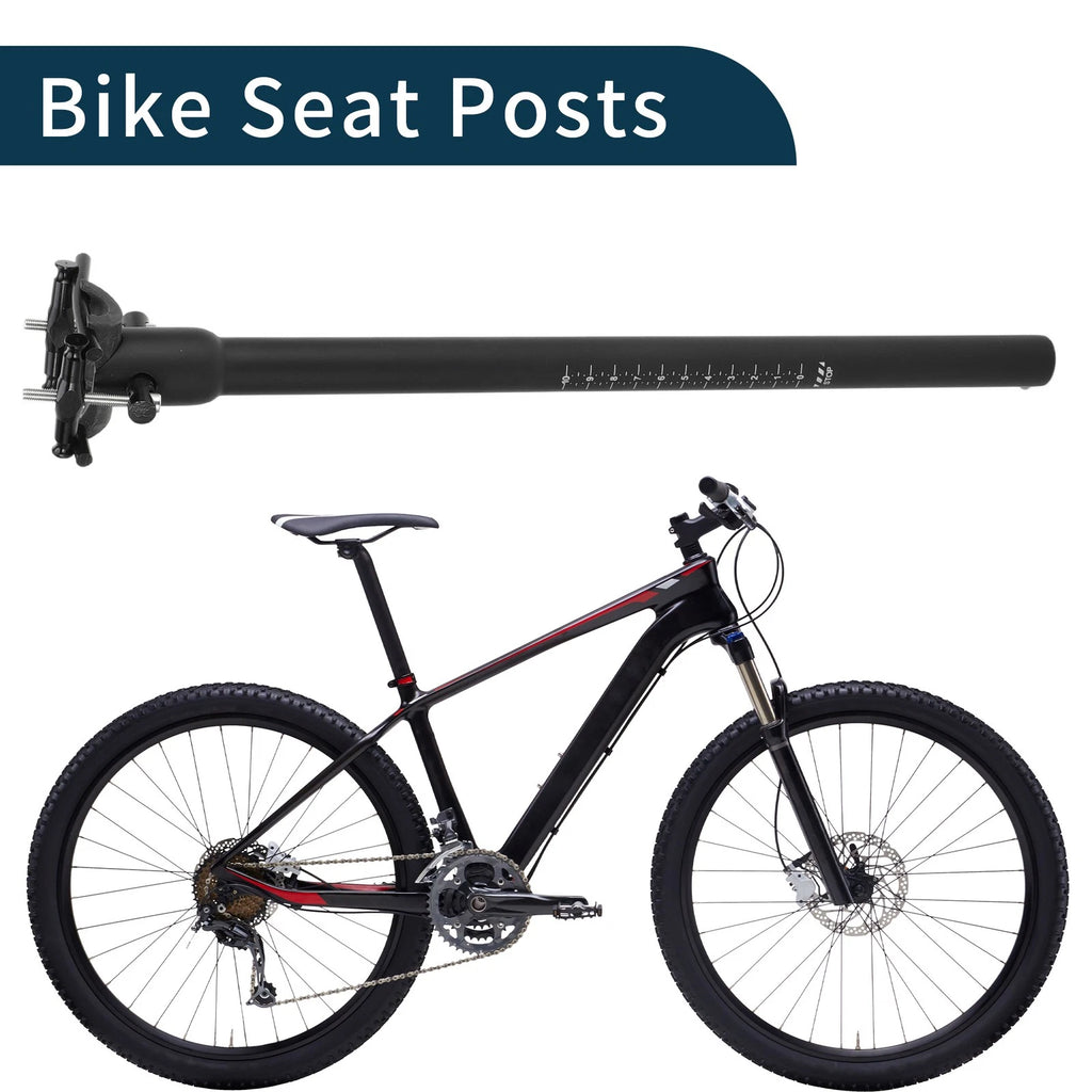 Seat Post 22.2x400mm Lightweight 2-bolt for Bike Frames (All Models)