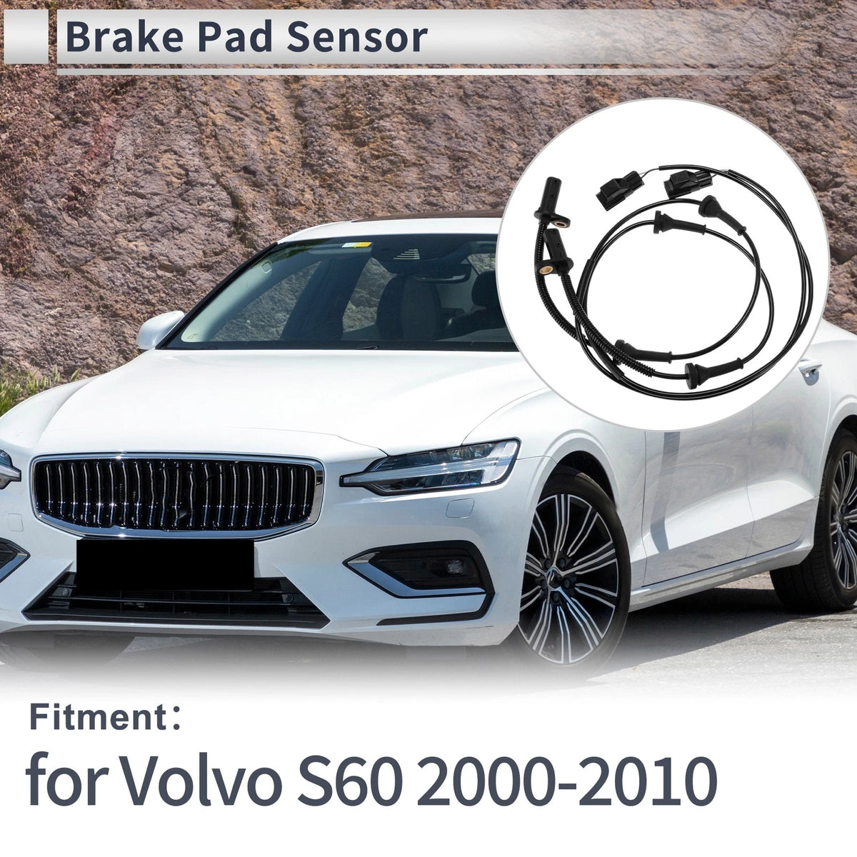 Front Wheel Brake Pad Wear Sensor No. 30773838 for Volvo S60 (2000–2010)