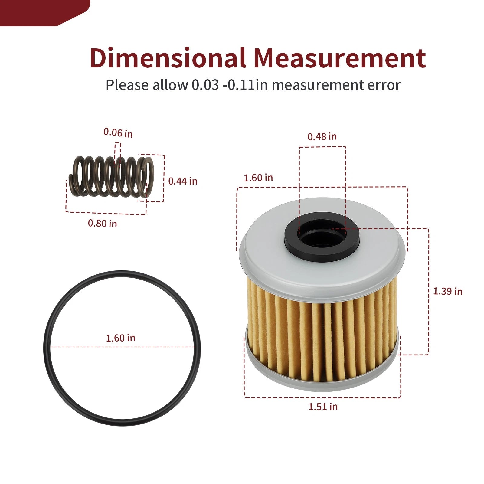 5 Pack Oil Filter Kit for Honda CRF150R CRF150RB CRF250R CRF250X CRF450R CRF450X