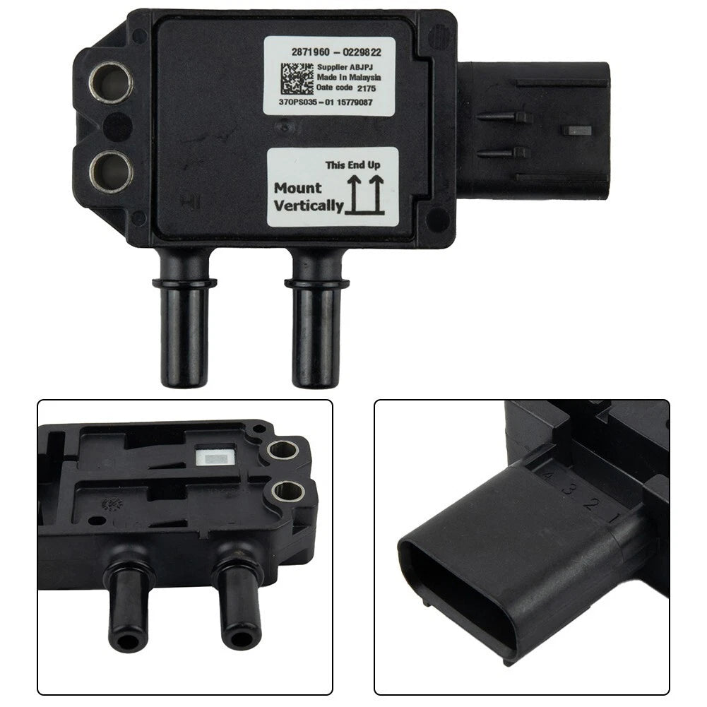 DPF Differential Pressure Sensor for Cummins ISX/ISB 6.7L ISL 8.9L (2007–2023)