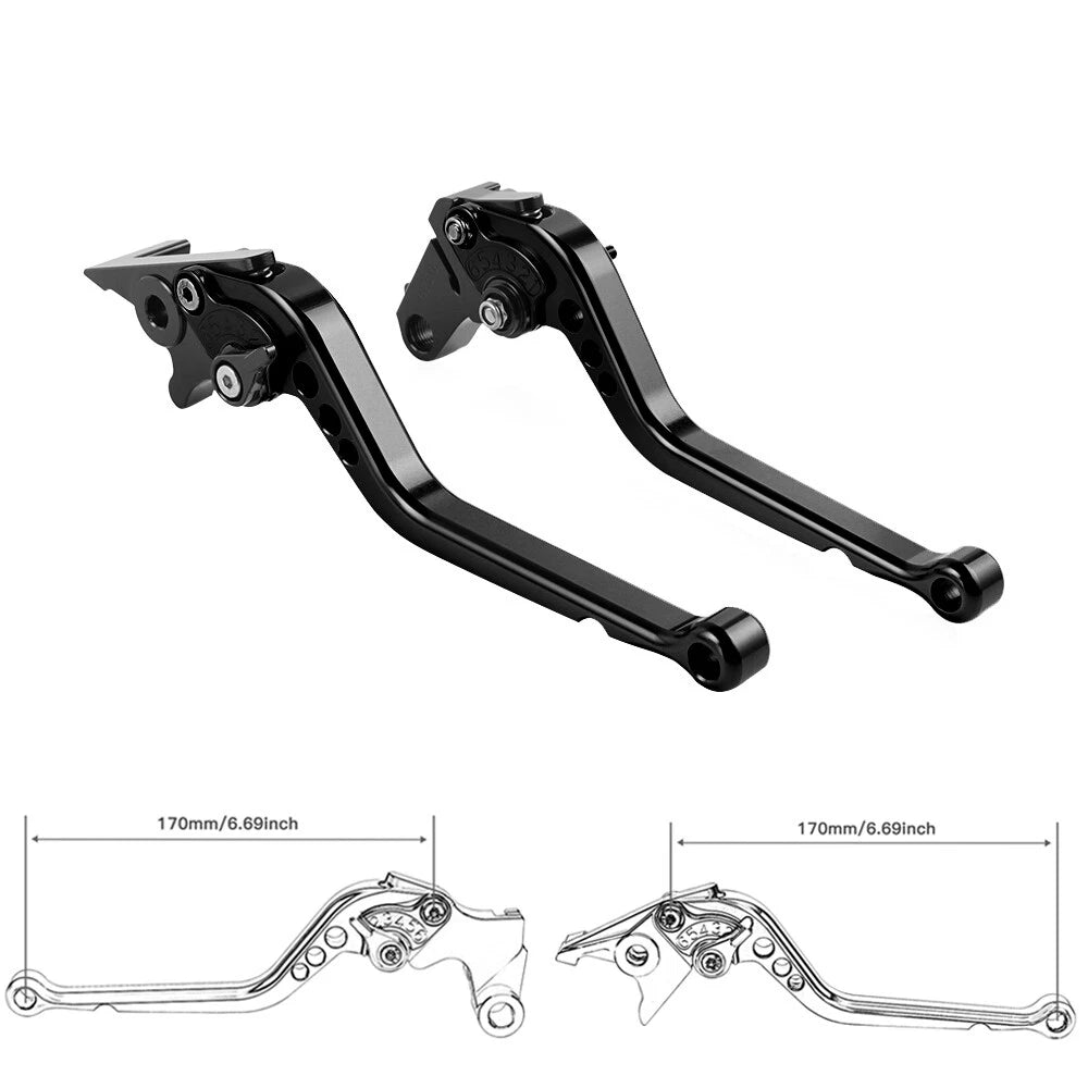 Brake & Clutch Levers Pair Aluminum Adjustable for Triumph Daytona 675 (2006–2017)