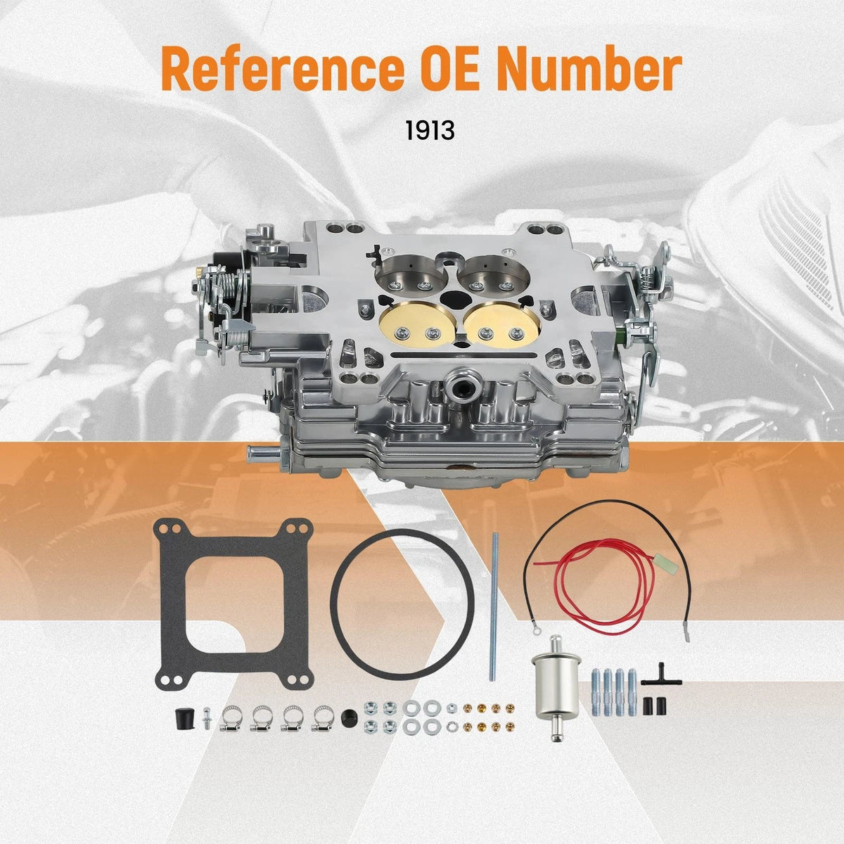 Electric Choke Carburetor 800CFM 4BBL for Nissan 200SX Maxima Pathfinder (1986–1988)
