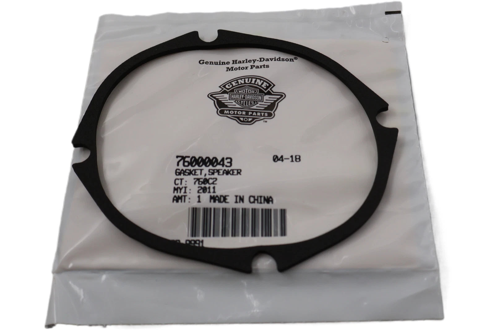 Speaker Gasket for Harley-Davidson FLHTCUSE7/8 (2012–2013) 76000043