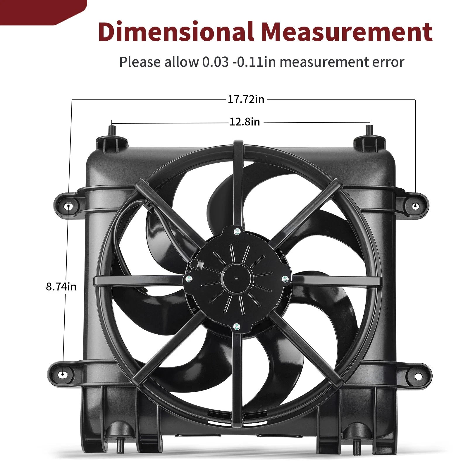 Radiator Fan Assembly for Polaris Ranger 570 900 1000 1000D XP (2015–2023)