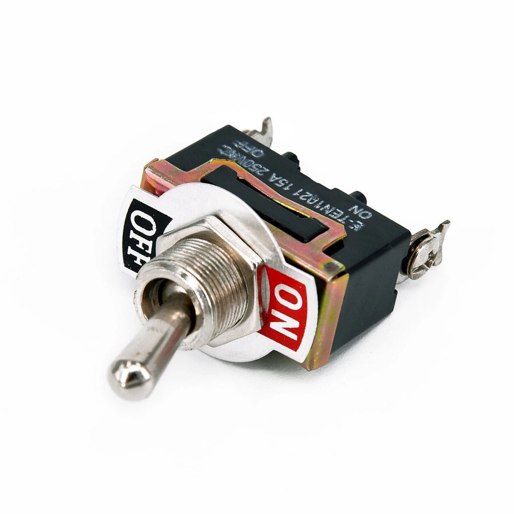5pcs SPST Rocker Toggle Switch for Boat (15A 250V) Waterproof