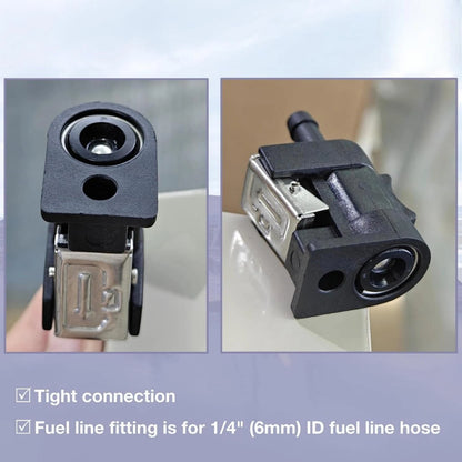 1/4" Tank Engine Fuel Pipe Joint for Yamaha 15-60HP (6Y1-24305, 6G1-24305)