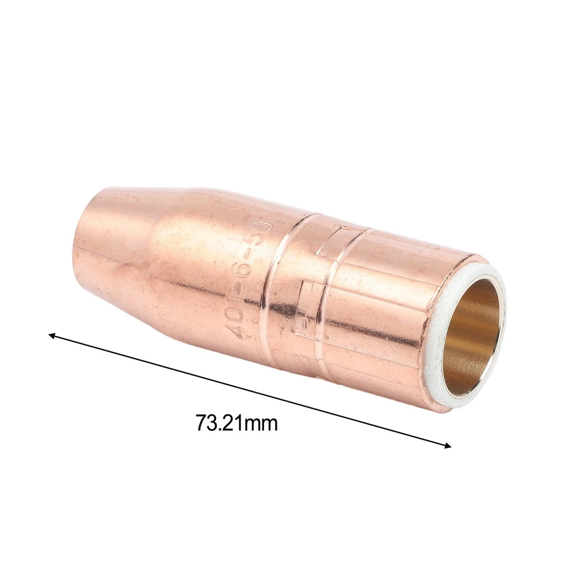 2X Copper Welding Nozzle 12 Inch Bore for MIG Welding Torch