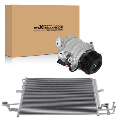 AC Condenser with Drier & Compressor for Ford Explorer 2011–2015