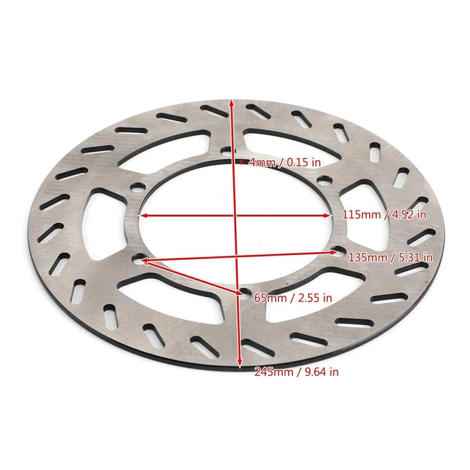 Front Brake Disc Rotor for Yamaha TT250R TTR250 DT230 Lanza DT200WR WR200R (1991–2007)