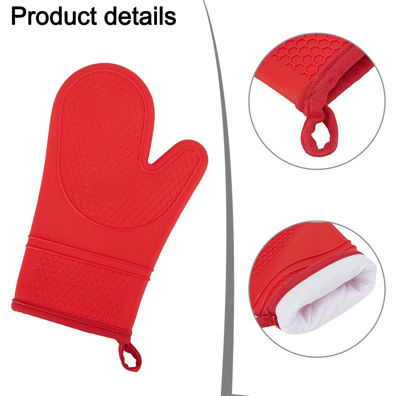 Insulated Gloves for Universal Use (29x18cm) - Silicone, Washable