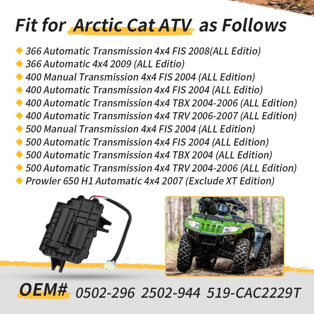 Front Differential Actuator Servo for Arctic Cat 400 (2004–2007)