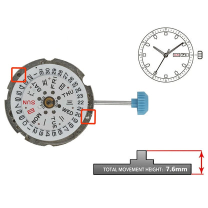 Watch Movement for Miyota 6T51 (28,800bph, 21 Jewels)