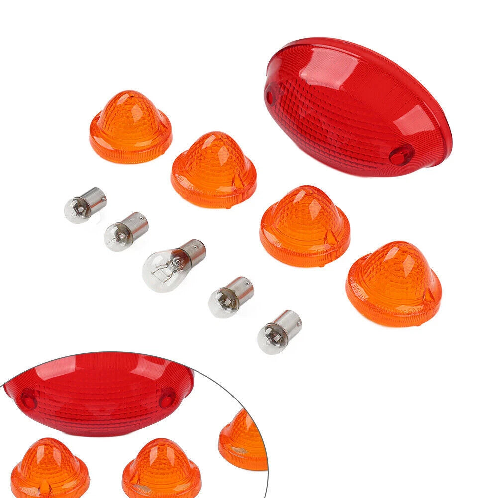 Turn Signal Cover Tail Light Lens Amber for T100 Scrambler