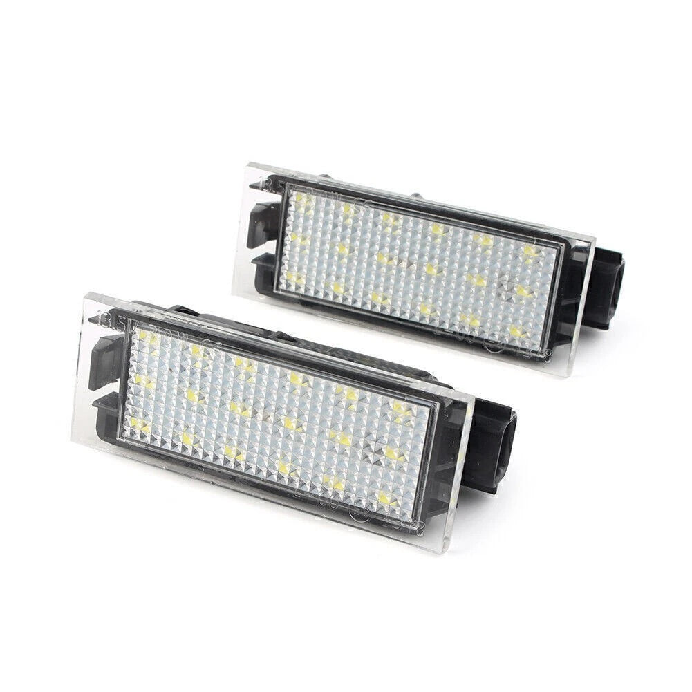 2X LED License Plate Light for Renault Twingo Clio Megane