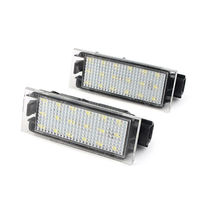2X LED License Plate Light for Renault Twingo Clio Megane