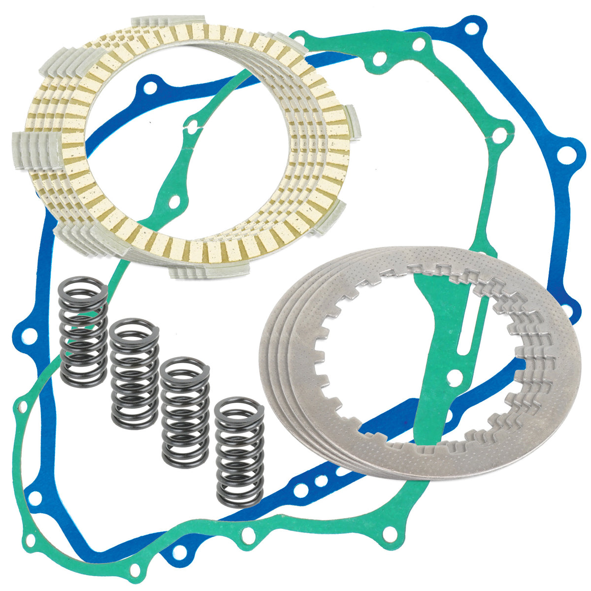 Clutch Friction Plate and Gasket Kit for Honda ATC200X (1986–1987)