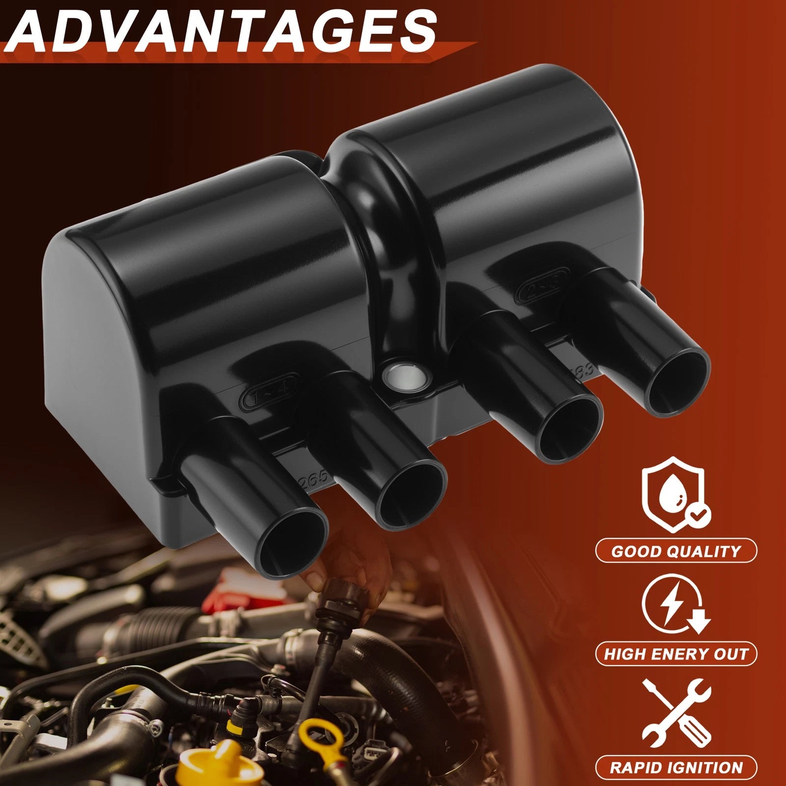 Ignition Coil Pack Replacement for Chevrolet Aveo Kalos T200 (2004–2011)