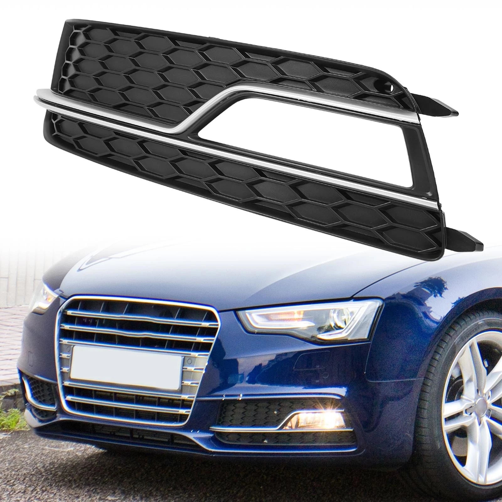 Front Left Fog Light Grille Cover Trim for Audi S5 (2012–2015)