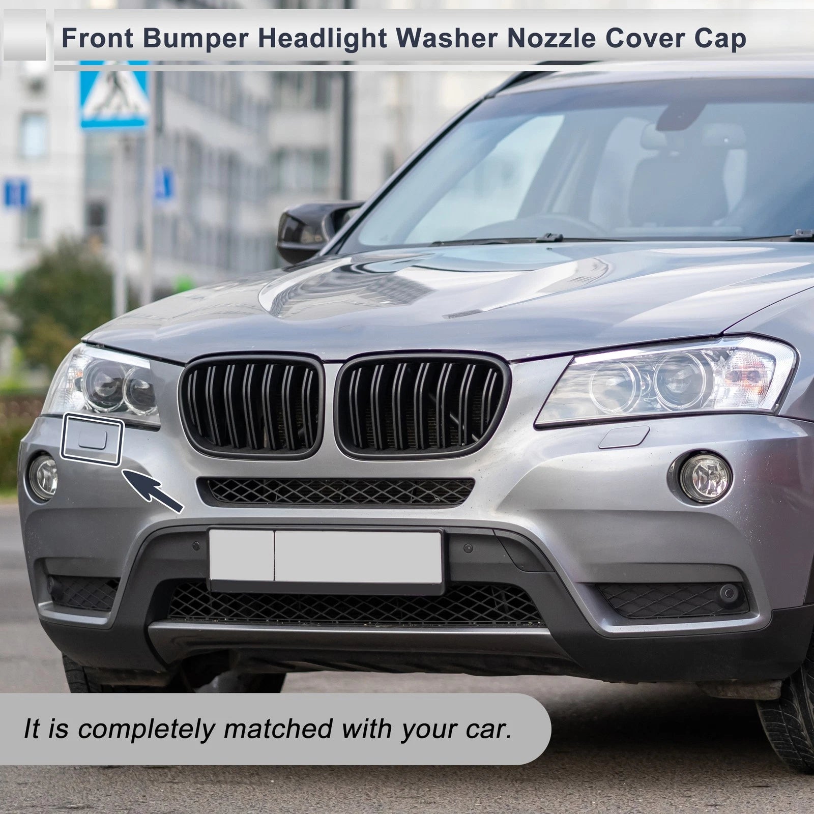 Headlight Washer Nozzle Cover Cap Front Left for BMW X3 (2018–2024)