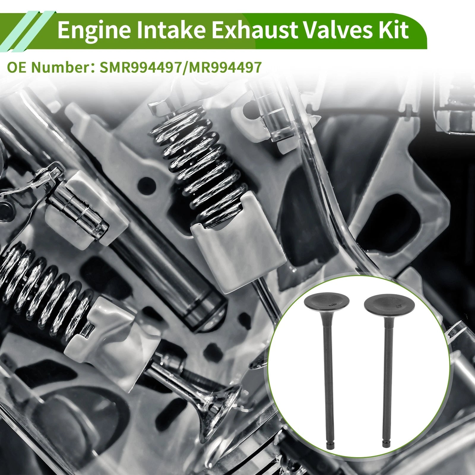 Engine Intake Exhaust Valves Kit for Mitsubishi Outlander 2.4 (2007–2019)