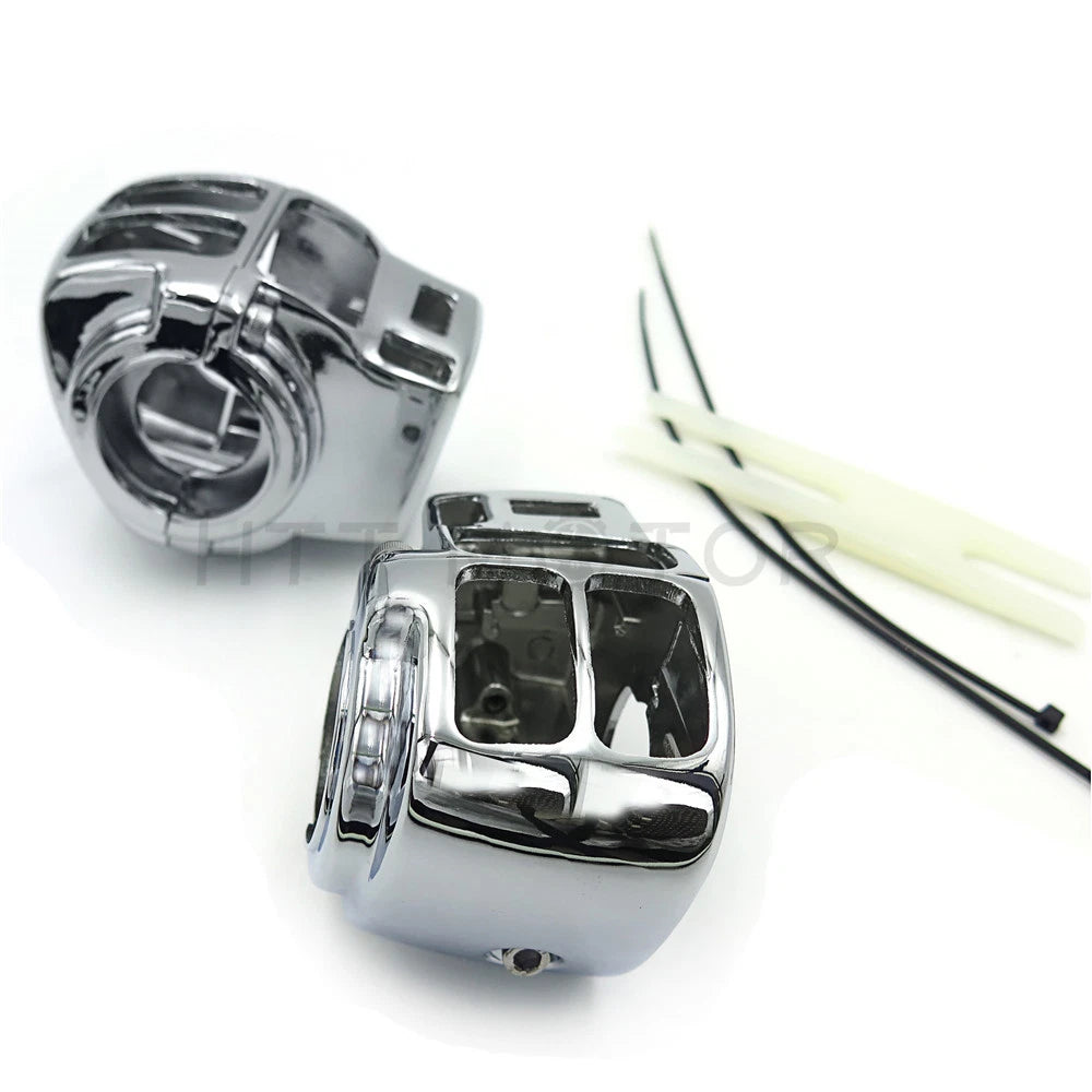 Switch Housing Cover for Harley Electra Glide FLHTCU FLHTCUI FLHTK (Chrome)
