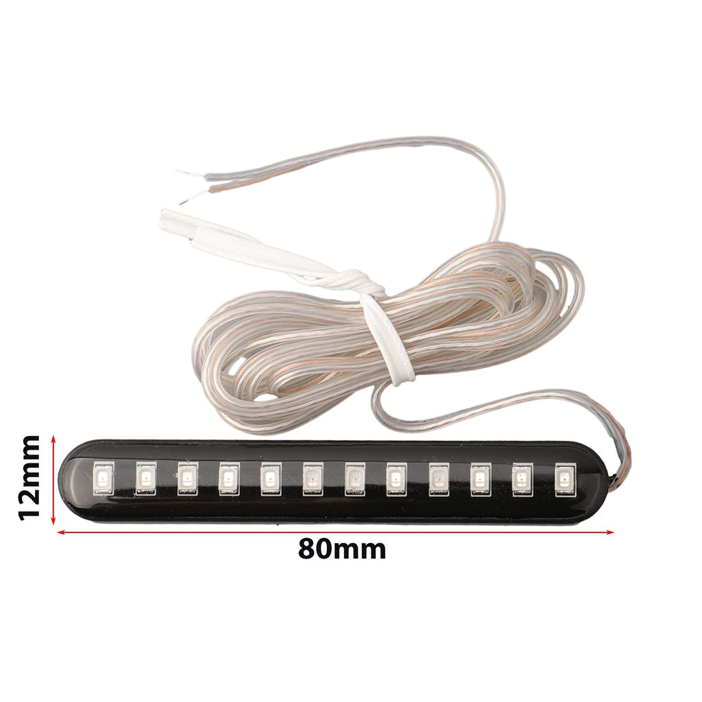 2X LED Turn Signal Lights for Motorcycle (12V)
