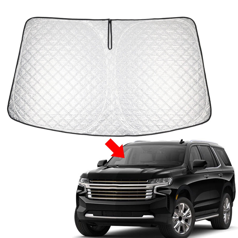 Foldable Windshield Sun Shade for Chevrolet Tahoe (2021–2025)