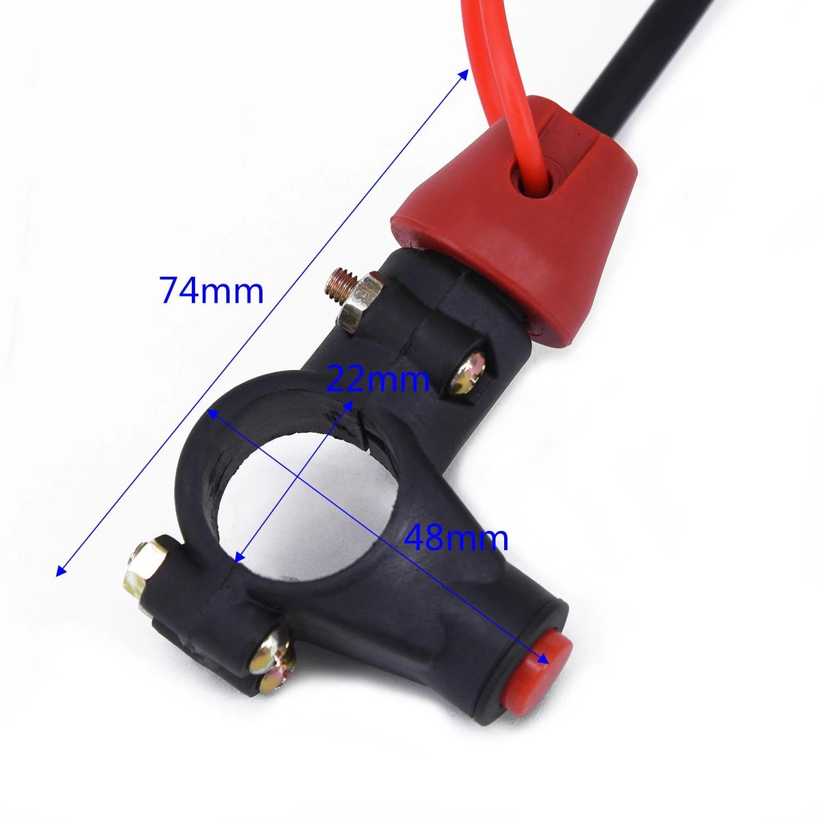 7/8 MOTORCYCLE for atv DIRT BIKE TETHER LINE ENGINE KILL SWITCH ON- OFF
