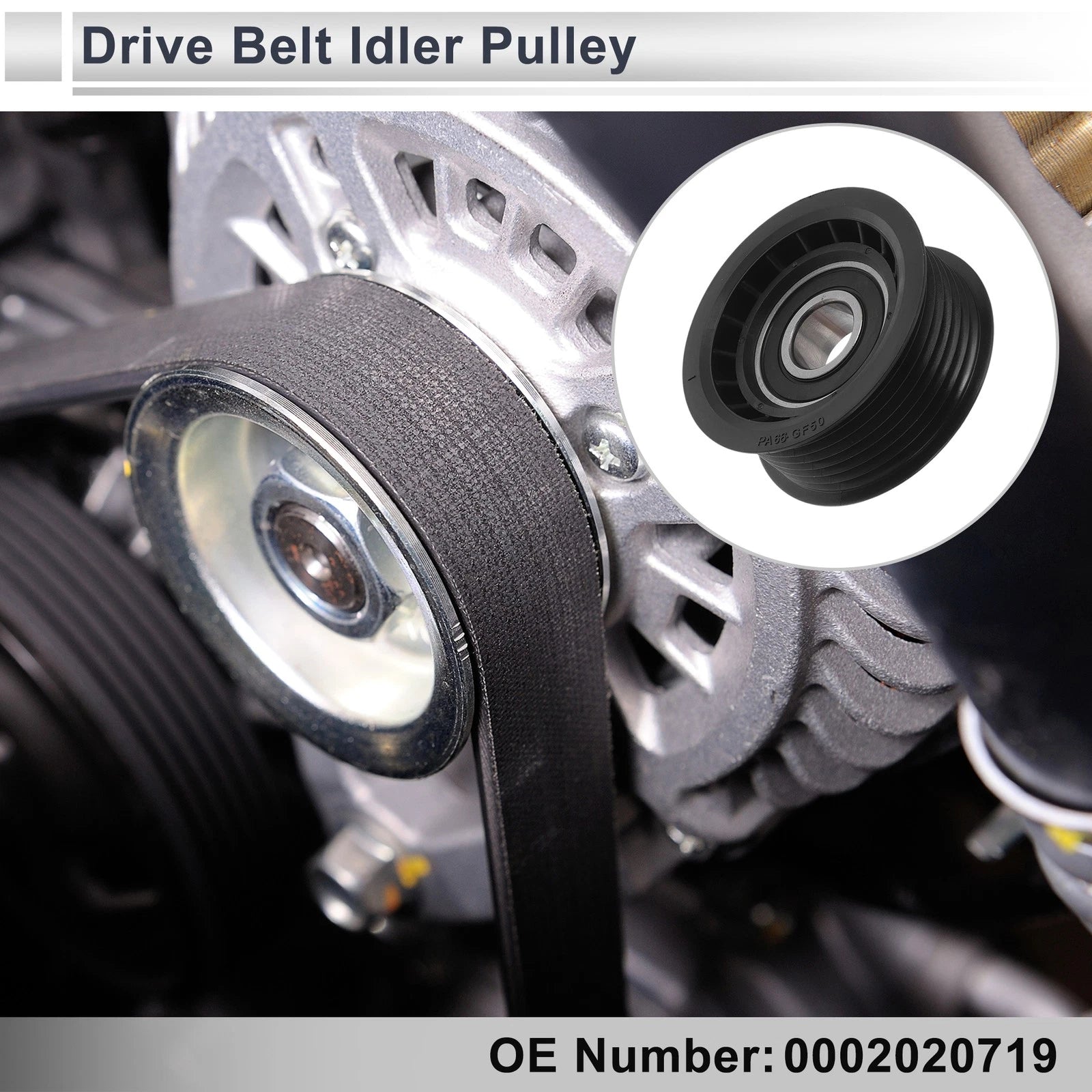 Drive Belt Idler Pulley Replacement for Mercedes-Benz S-Class (1999–2013)