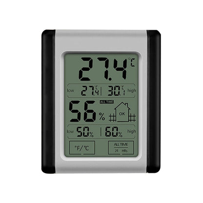 LCD Screen Digital Display Thermometer Hygrometer for Indoor Use (1 PC)