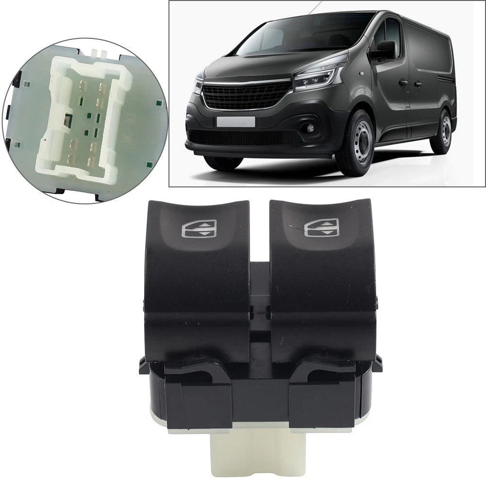Front Right Electric Window Switch for Renault Trafic Kangoo Captur (2014–2023)