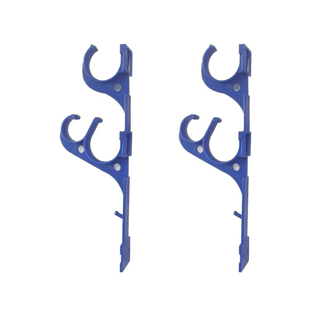 2X Plastic Swimming Pool Hooks for Universal Use (10.5 x 3.5 x 29.5 cm)