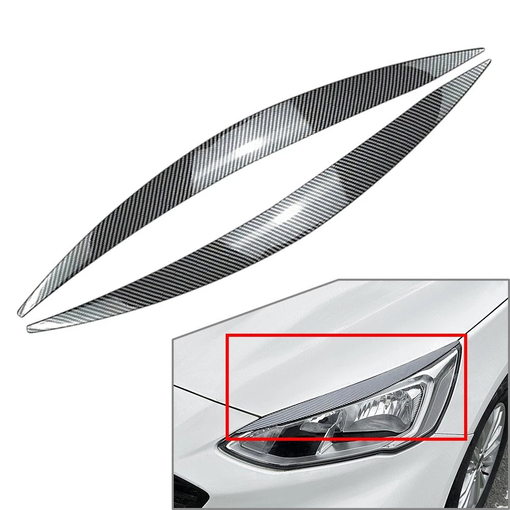 Headlight Eyebrow Eyelids Trim for Ford Focus MK4 (2019–2021)