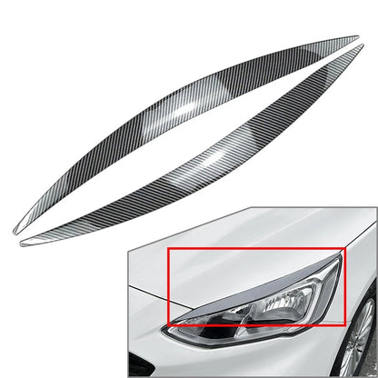Headlight Eyebrow Eyelids Trim for Ford Focus MK4 (2019–2021)