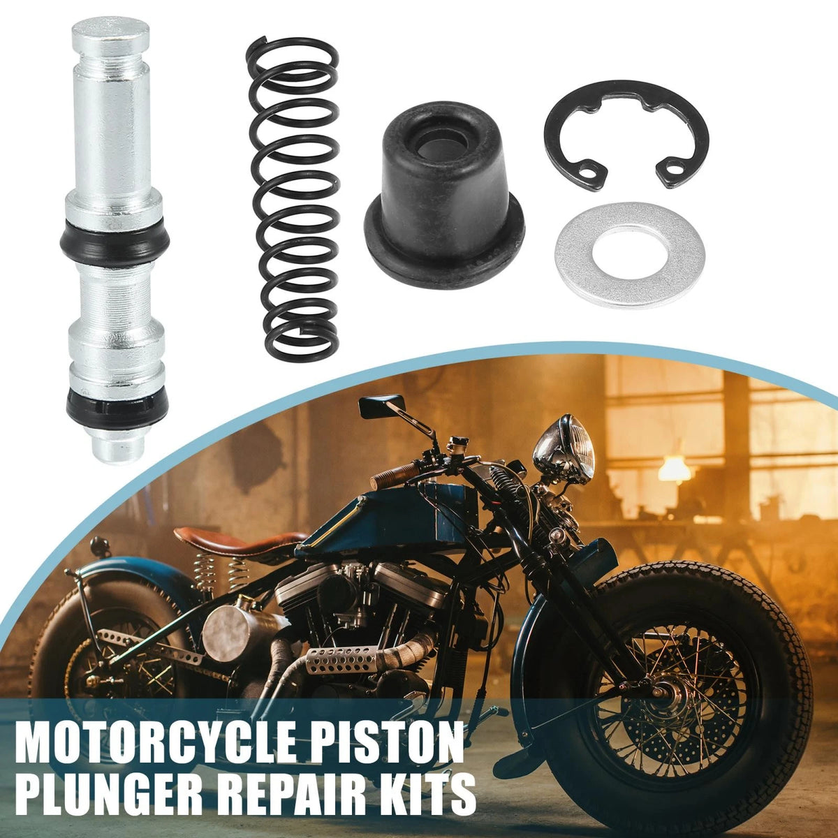 Set of 1 Piston Upper Pump Repair Kit for Motorcycle 11mm