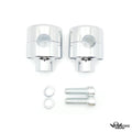 Chrome Handlebar Risers for Harley (DNA, Paughco, Hardbody, Springer, Chopper, Bobber)