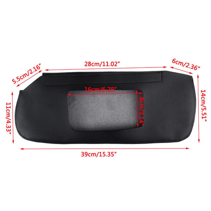Black Sun Visor Cover Skin for Chevrolet Camaro Firebird (1993–2002)