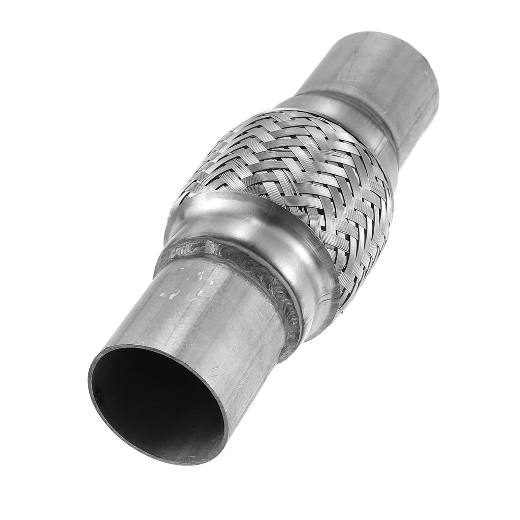 Exhaust Flex Pipe 1.85" x 2" with Ends 7.95" Long Double Braid