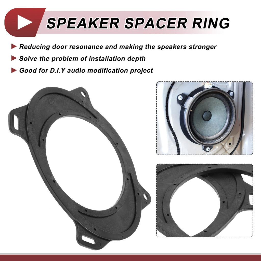 Speaker Spacer Ring Adapter for Toyota Corolla 2003–2013 6x9 2 Pcs