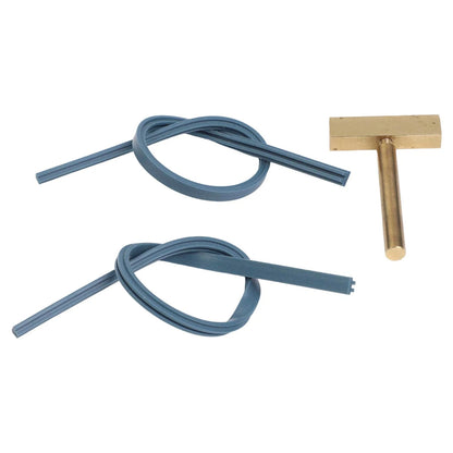 Set of 3 Hot Press Strip Copper T Tip T-head 24cm