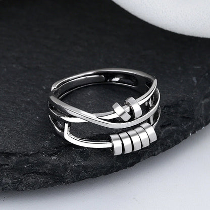 Adjustable Anxiety Ring for Fidget Relief and Meditation