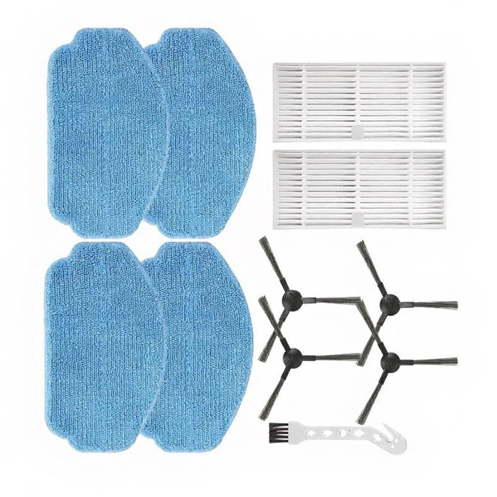 Vacuum Replacement Parts Kit with 4 Side Brushes for MAMNV BR150 BR151
