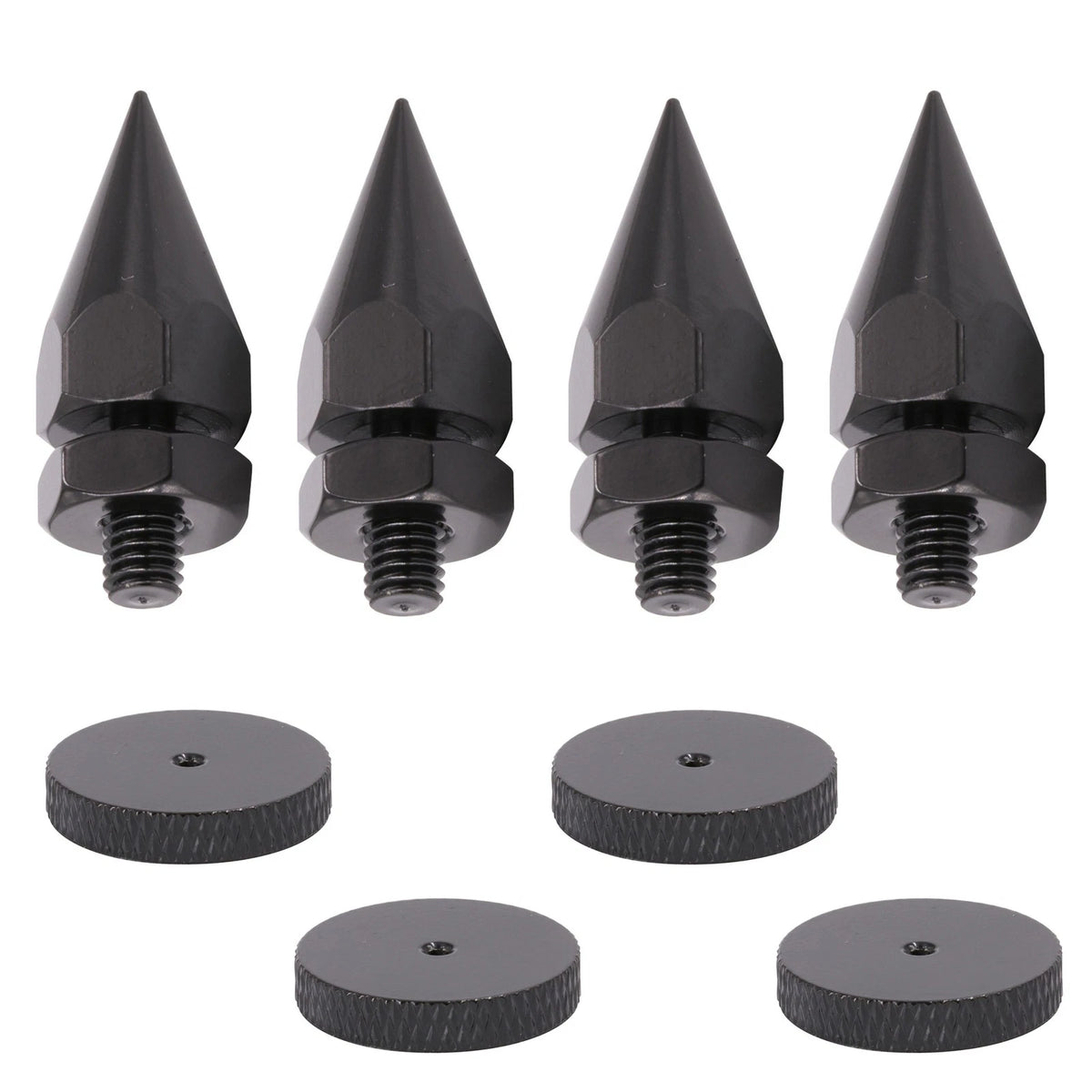 Set of 4 M6 Speaker Isolation Spikes for Studio Monitor Stands (40mm)