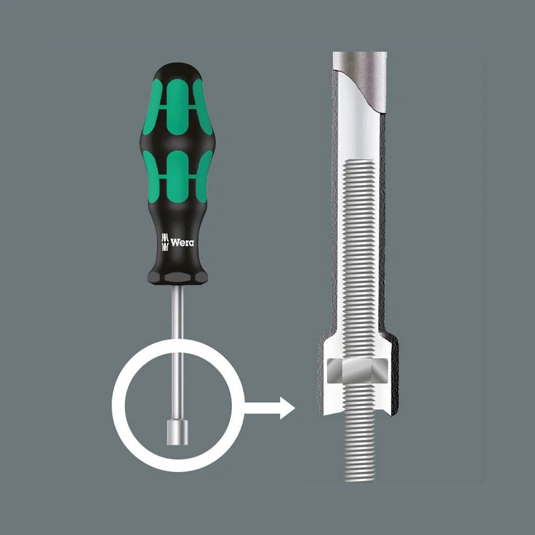 7-Piece Metric Nutdriver Set Wera 05029510001