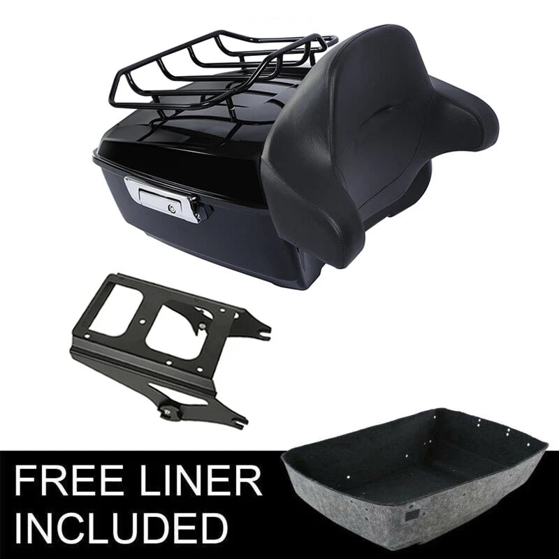 Trunk Backrest Luggage Rack for Harley Electra Glide (2009–2013)