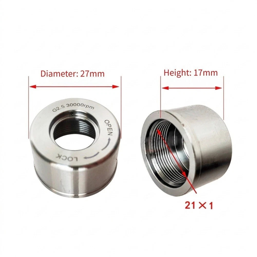 Collet Nut for SK10 SK16 CNC Milling (21.5x1mm, 32x1.5mm)
