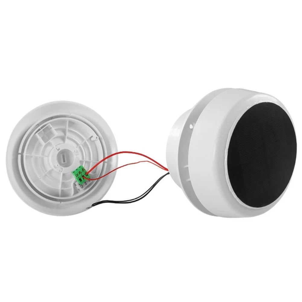 Solar Powered 12V Exhaust Fan - Energy Efficient, Minimal Noise Operation