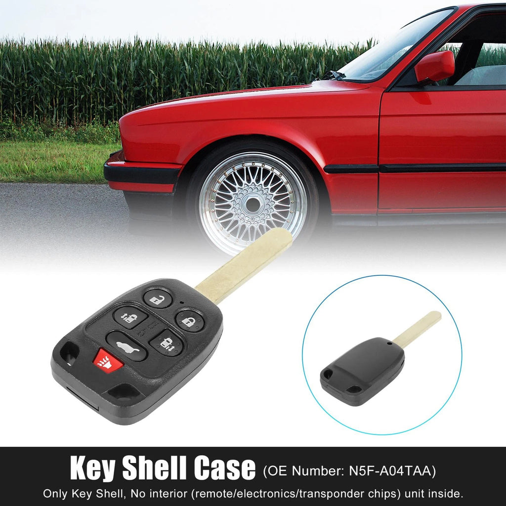 Car Key Fob Shell Case Replacement for Honda Odyssey (2011–2013) 6 Buttons