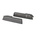 Black Shell White Light Front Side Marker Lights for Dodge Challenger Charger (2015–2023)